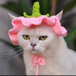 FLOWER CROCHETED HATS