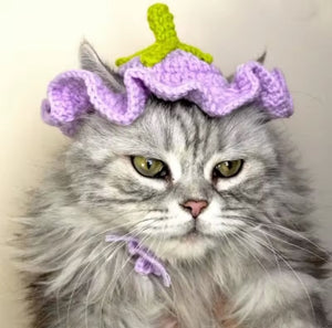 FLOWER CROCHETED HATS