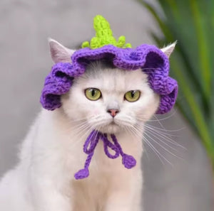 FLOWER CROCHETED HATS