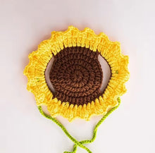 Load image into Gallery viewer, SUNFLOWER CROCHETE HATS