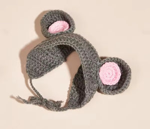 MOUSE CHOCHETE HAT